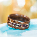 (In Stock) M1 Garand with Roses & Rose Gold Inlays  Size 6.25/7mm