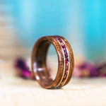 (In Stock) M1 Garand with Roses & Rose Gold Inlays  Size 6.25/7mm