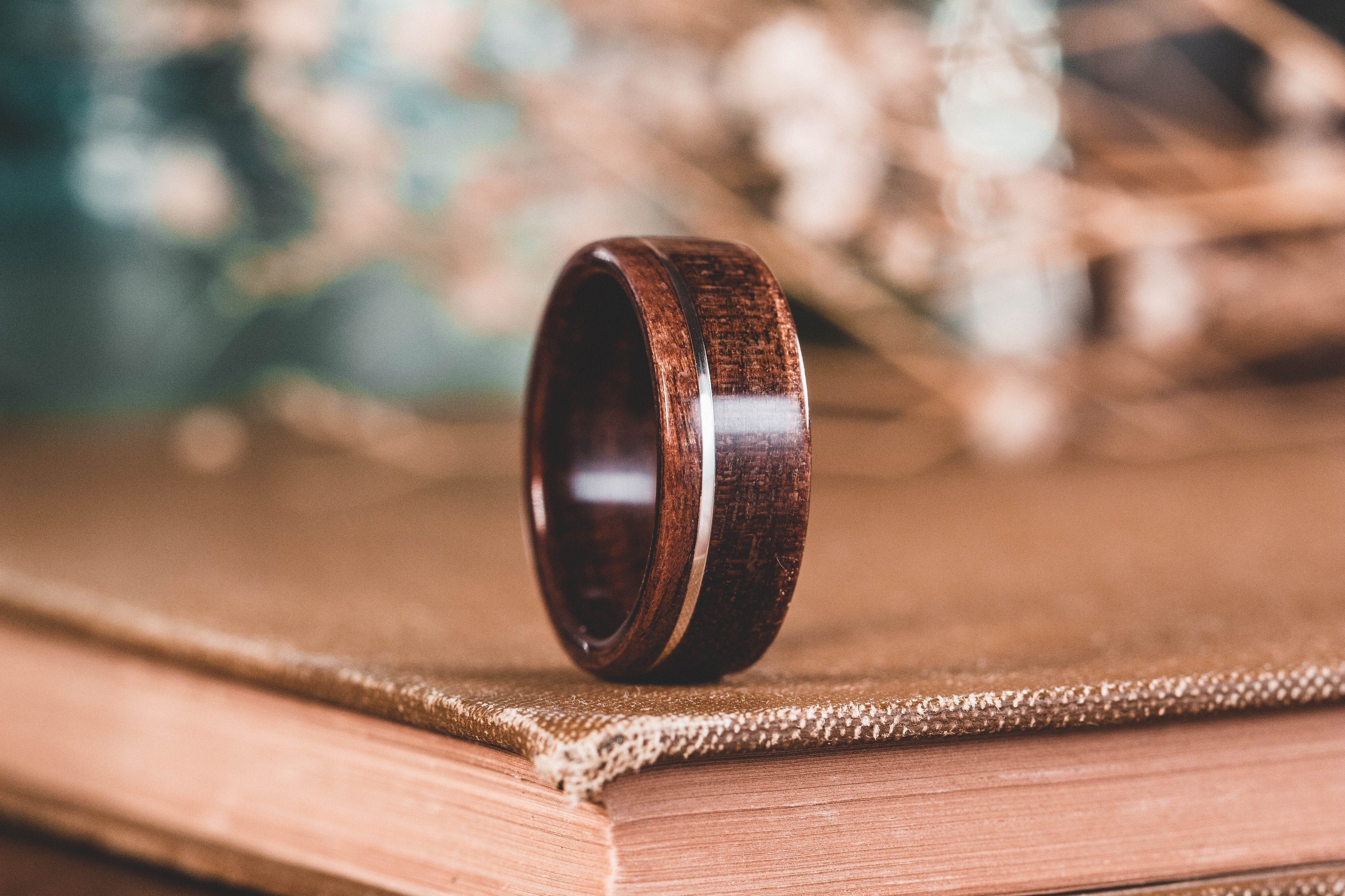 (In-Stock)  M1 Garand  with Offset Silver Inlay & M1 Garand Edge - Size 10.5 / 9mm Wide