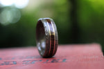(In-Stock) Weathered Maple & Coffee w/Dual Bronze - Size 8.75/8mm Wide
