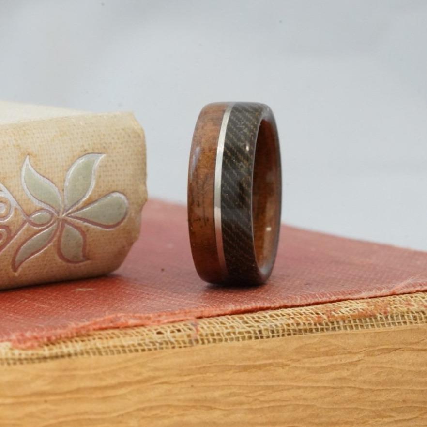 (In -Stock) WWI - Springfield 1903 Rifle Stock & Infantryman's Uniform w/ White Gold - Size 12.5/8mm Wide