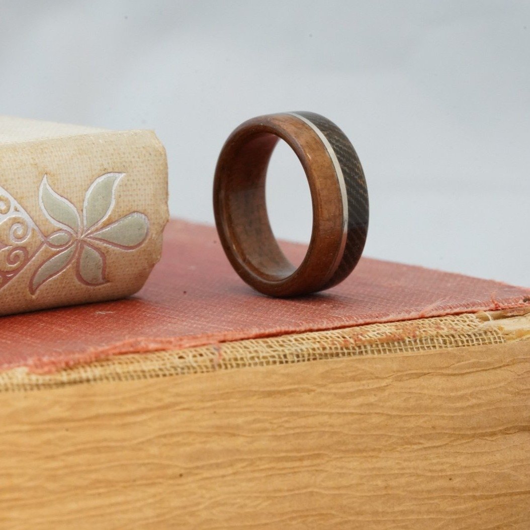 (In -Stock) WWI - Springfield 1903 Rifle Stock & Infantryman's Uniform w/ White Gold - Size 12.5/8mm Wide