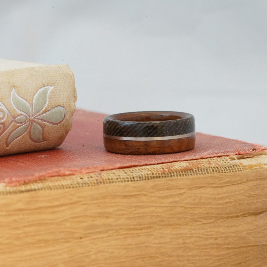 (In -Stock) WWI - Springfield 1903 Rifle Stock & Infantryman's Uniform w/ White Gold - Size 12.5/8mm Wide