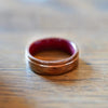 (In-Stock) Purple Heart & WWII Rifle w/Rose Gold - Size 11.5/9mm Wide