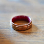 (In-Stock) Purple Heart & WWII Rifle w/Rose Gold - Size 11.5/9mm Wide