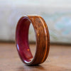 (In-Stock) Purple Heart & WWII Rifle w/Rose Gold - Size 6/6mm Wide