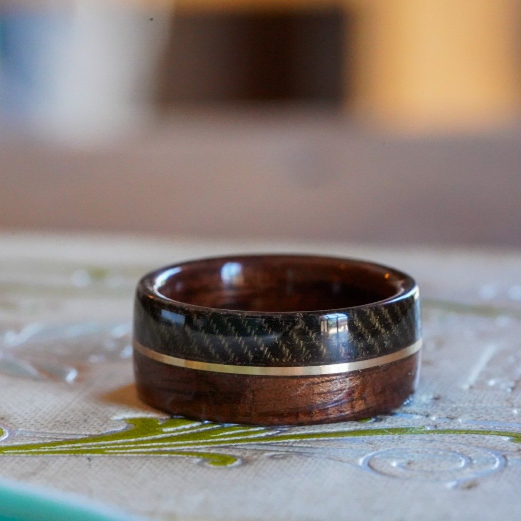 (In -Stock) WWI - Springfield 1903 Rifle Stock & Infantryman's Uniform w/Rose Gold Inlay Size 9/9mm Wide