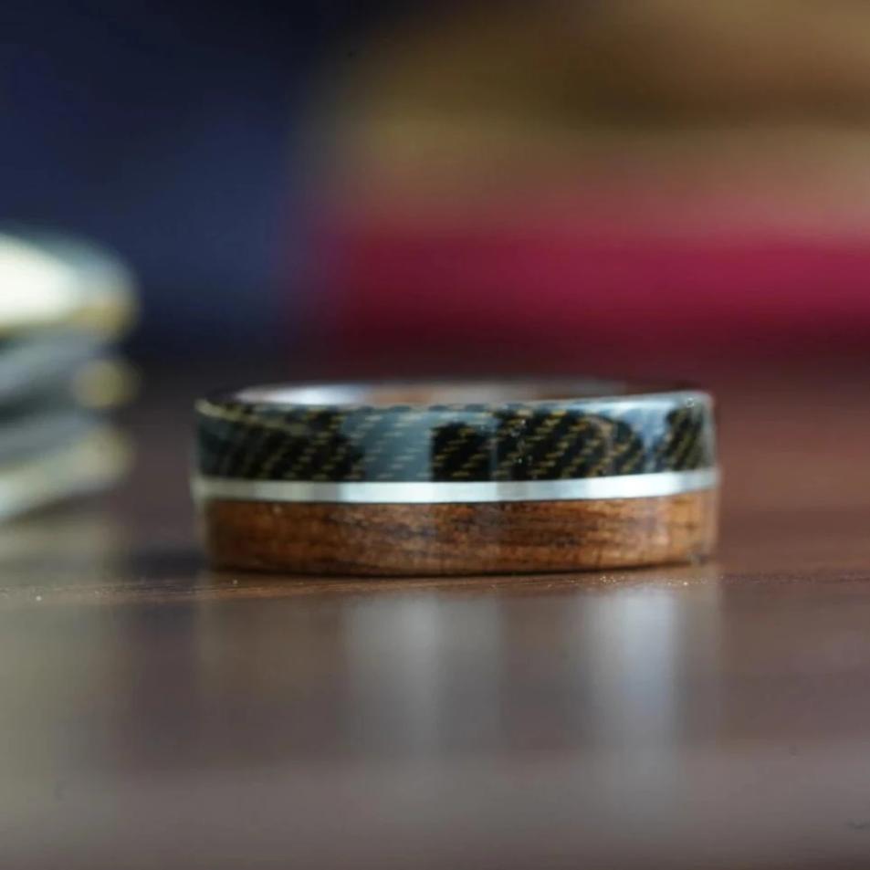 (In -Stock) WWI - Springfield 1903 Rifle Stock & Infantryman's Uniform w/Sterling Silver - Size 8/9 mm Wide