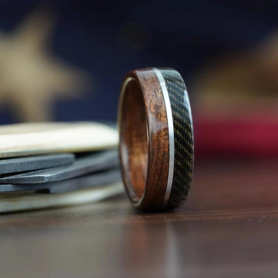 (In -Stock) WWI - Springfield 1903 Rifle Stock & Infantryman's Uniform w/Sterling Silver - Size 8/9 mm Wide