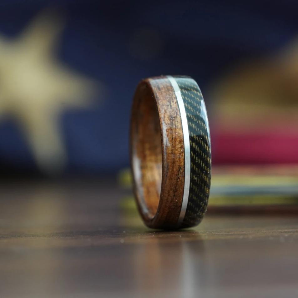 (In -Stock) WWI - Springfield 1903 Rifle Stock & Infantryman's Uniform w/Sterling Silver - Size 9.75/8 mm Wide