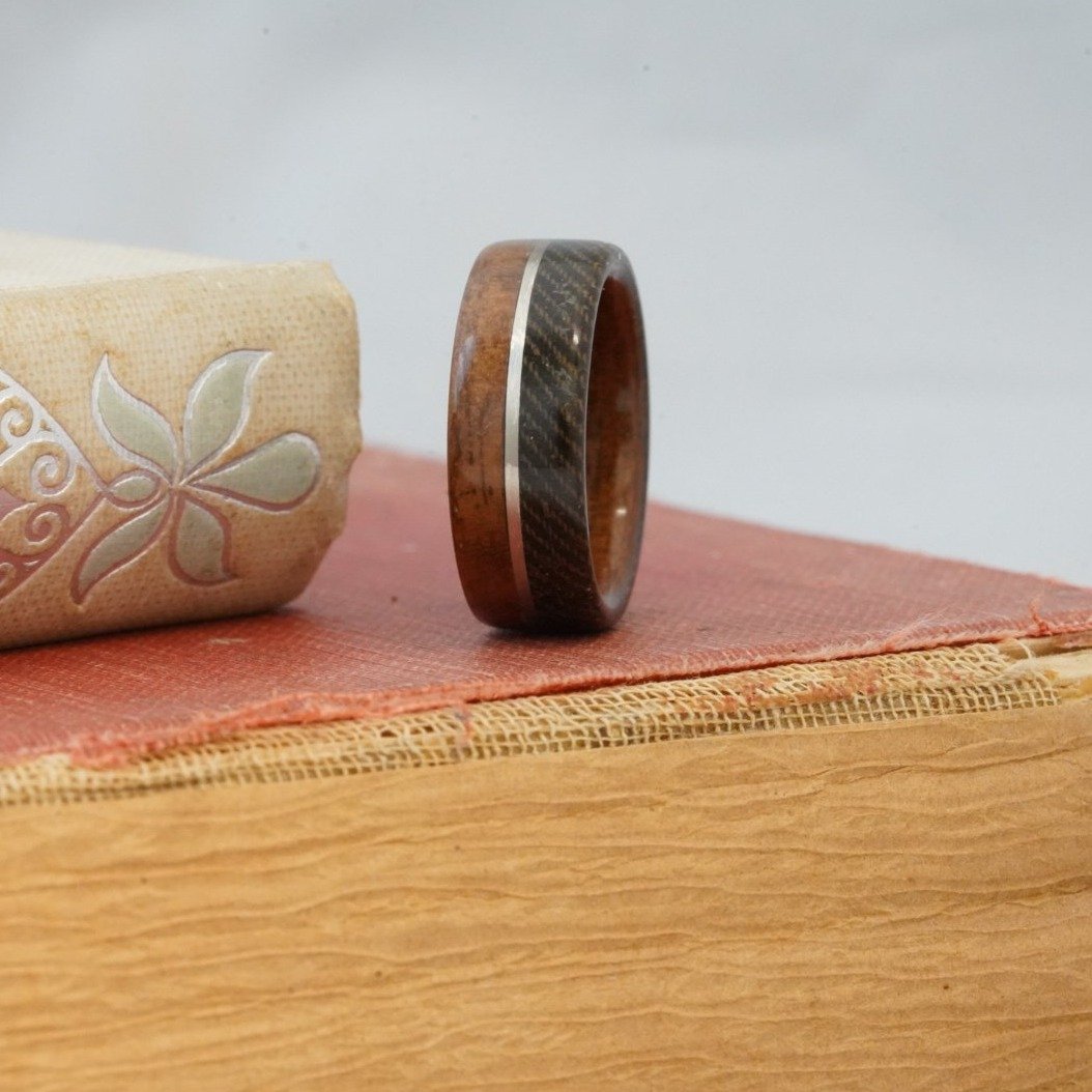 (In -Stock) WWI - Springfield 1903 Rifle Stock & Infantryman's Uniform w/ White Gold - Size 12.5/8mm Wide