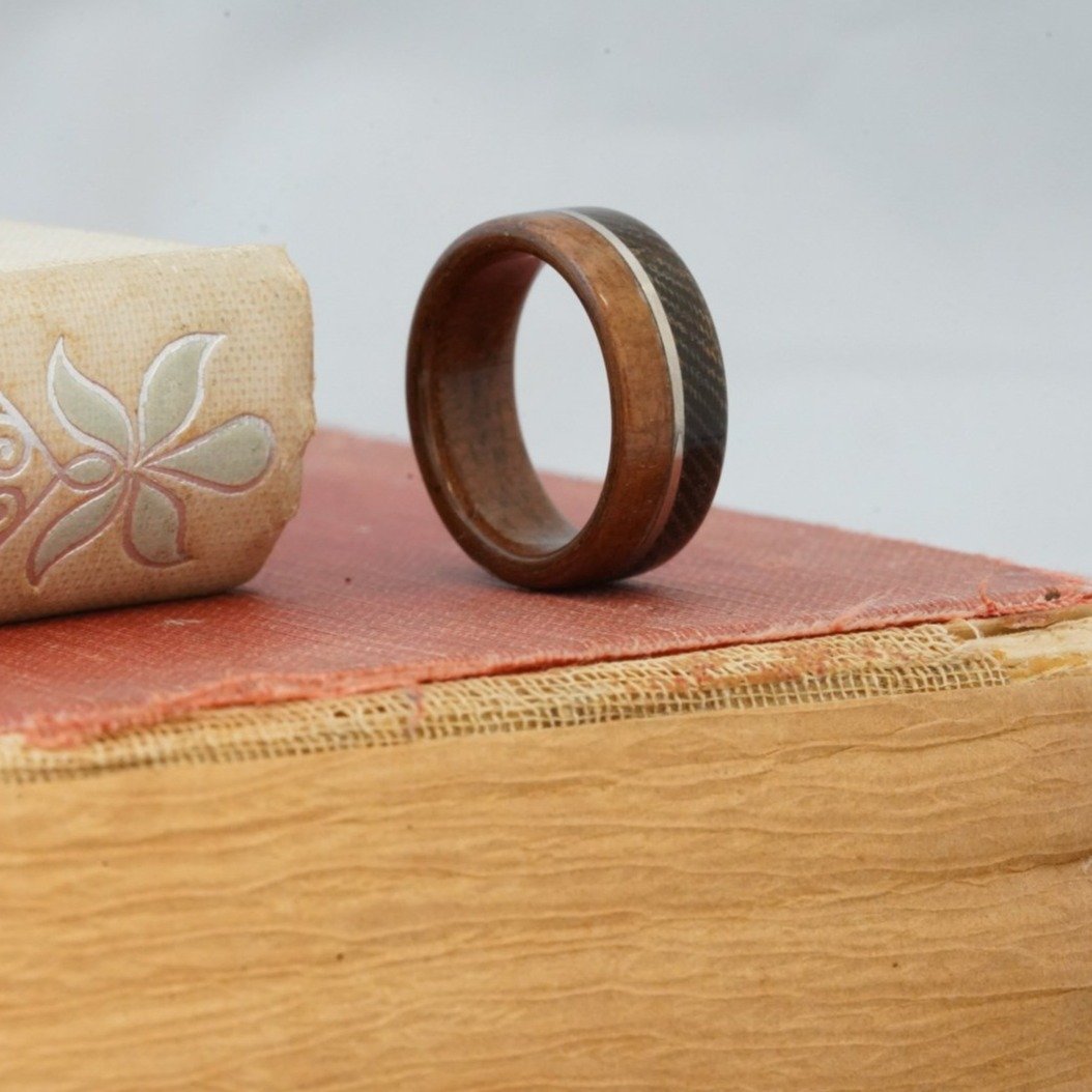 (In -Stock) WWI - Springfield 1903 Rifle Stock & Infantryman's Uniform w/ White Gold - Size 12.5/8mm Wide