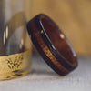 (In-Stock) Weathered Whiskey - Buffalo Trace w/ M1 Garand Center and Liner - Size 12.75/7 mm Wide