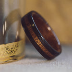 (In-Stock) Weathered Whiskey - Buffalo Trace w/ M1 Garand Center and Liner - Size 12.75/7 mm Wide