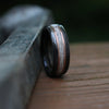 (In-Stock) Weathered Maker's Mark & Elk w/Double Rose Gold - Size 10.75/7 mm Wide