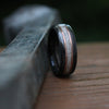 (In-Stock) Weathered Woodford Reserve & Elk w/Double Rose Gold & Holly Liner - Size 9.5/9mm Wide