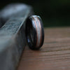 (In-Stock) Weathered Buffalo Trace & Elk w/Double Rose Gold - Size 9.5/9mm Wide