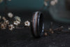 (In-Stock) Weathered Wild Turkey & Elk w/Double Rose Gold - Size 8 / 7mm Wide