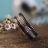 In-Stock Ring - (In-Stock) Weathered Woodford Reserve & Elk W/Double Rose Gold - Size 5/5.5 Mm Wide