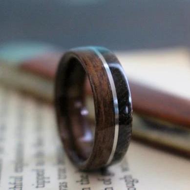 In-Stock Ring - (In -Stock) WWI - Springfield 1903 Rifle Stock & Infantryman's Uniform W/Stainless Steel Size 7/9 Mm Wide