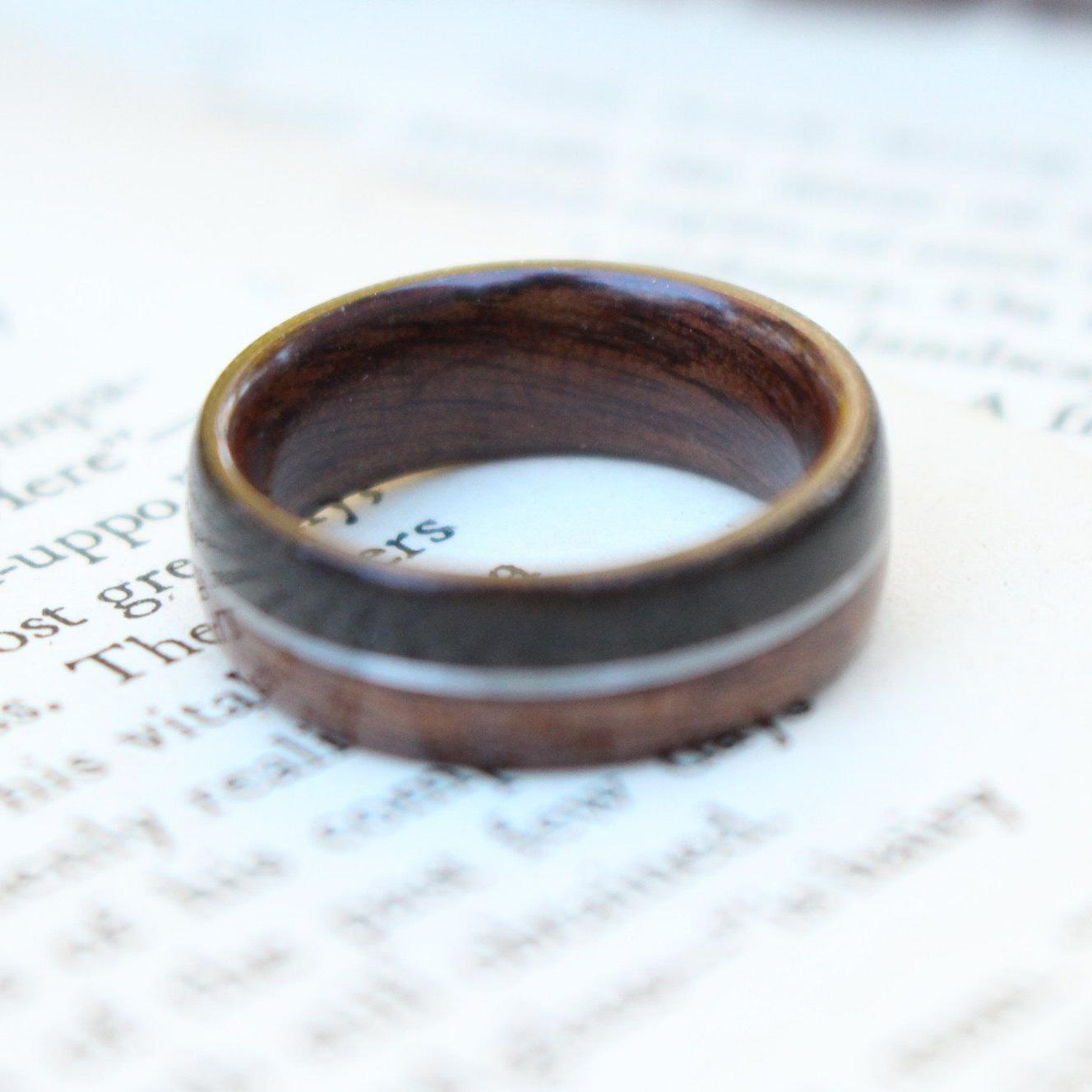 Rings - Limited Edition: WWI Springfield 1903 Rifle Stock Wood And Wool Infantryman's Field Ring