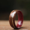 Rings - Purple Heart Wood, M1 Garand WWII Rifle Walnut, And Gold Ring - Support Our Veterans