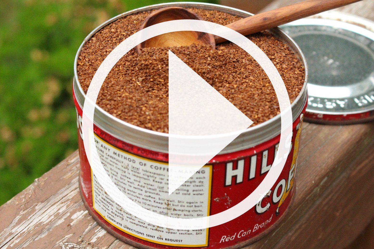 Rings - Weathered Maple Wood Wedding Ring With 1950s Coffee Inlay And Dual Bronze Inlays