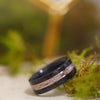 (In-Stock) Weathered Jack Daniel's & Elk w/Double Copper - Size 8.75/9mm Wide