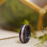 (In-Stock) Weathered Woodford Reserve & Elk w/Double Copper - Size 8.25/8mm Wide