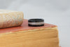 (In-Stock) Weathered Jack Daniel's & Elk w/Double White  Gold - Size 11.5 / 9 mm Wide